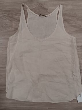NWT TRR Three Graces London Women's Sleeveless Scoop Neck Top Ivory 6
